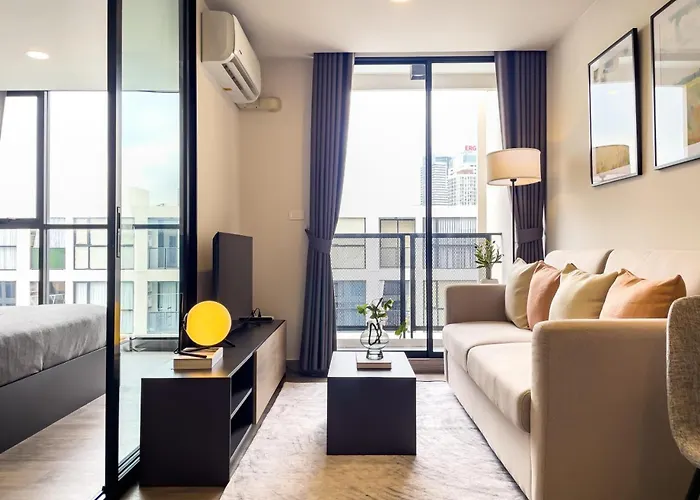 Apartment Near Bts - Near Iconsiam - Pool And Gym - Sontana Bangkok